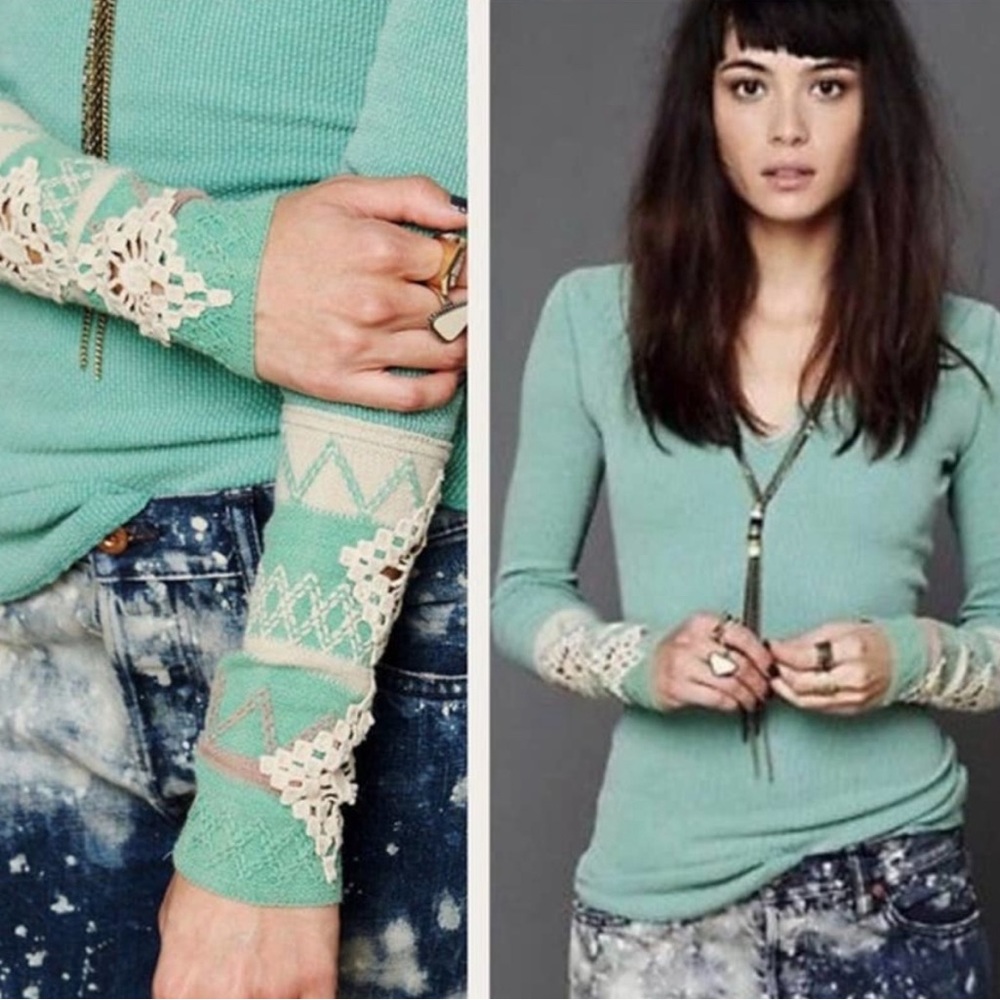 Free People Mint Kombucha Thermal